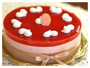 チョコとイチゴのムース全景