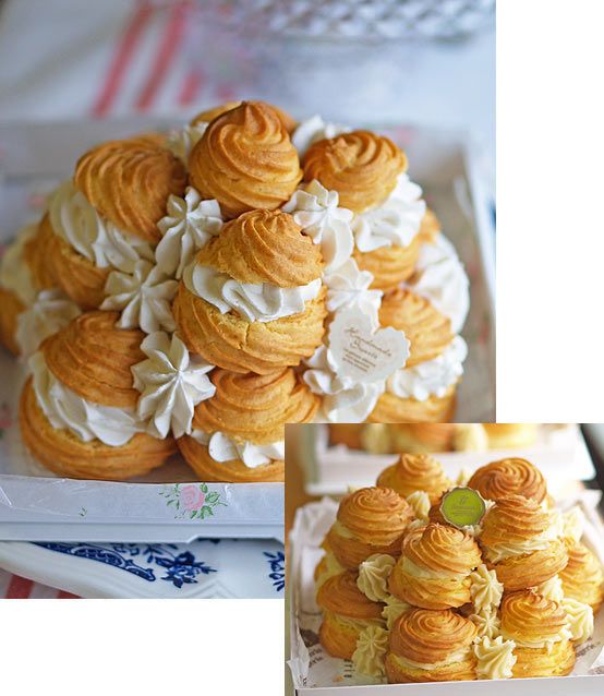 プロフィットロール風ケーキ